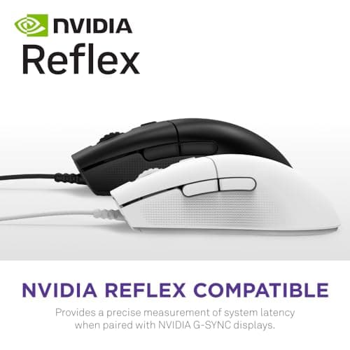 NZXT Lift 2 Ergo White Wired Optical Mouse image