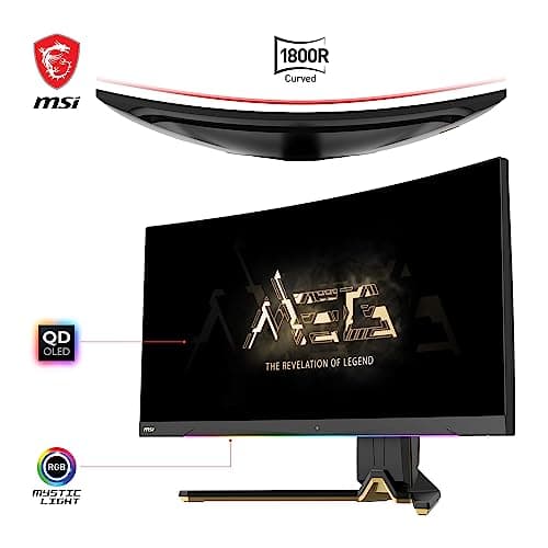 MSI MEG 342C QD OLED 34.2" 3440x1440 175Hz QD-OLED Monitor Curved image