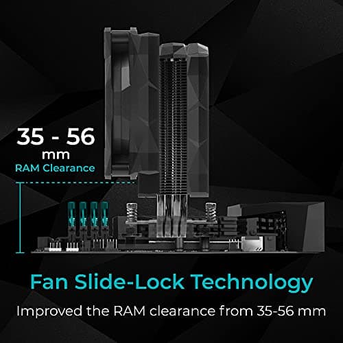 Iceberg Thermal IceSLEET G4 Midnight Limited Edition Air 156mm 58.5 CFM Black image