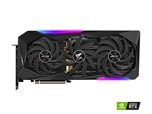 Gigabyte AORUS MASTER GeForce RTX 3070 Ti 8GB GDDR6X Black image