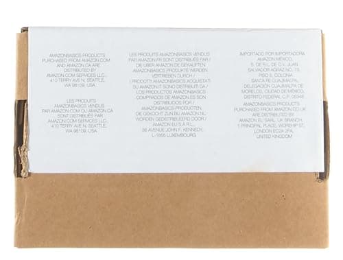 AmazonBasics Wireless Computer Mouse with Nano Receiver - Red image