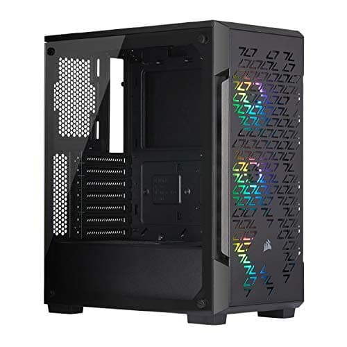 Corsair iCUE 220T RGB Airflow ATX Mid Tower Black Tempered Glass Side Panel main image
