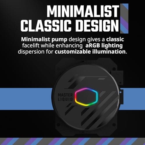 Cooler Master MasterLiquid Core Water 360mm ARGB Black image