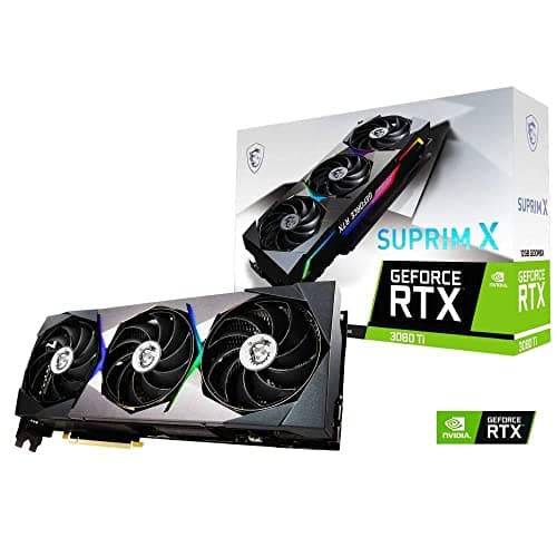 MSI SUPRIM X GeForce RTX 3080 Ti 12GB GDDR6X Black / Silver main image