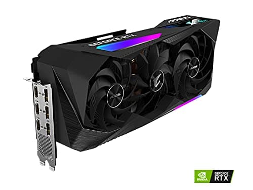 Gigabyte AORUS MASTER GeForce RTX 3070 Ti 8GB GDDR6X Black image