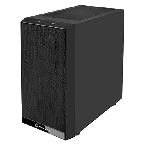 Silverstone Precision PS15 RGB Micro ATX Mid Tower Black with Tempered Glass Side Panel and USB 3.2 Gen 1 Type-A image