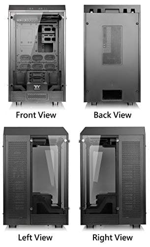 Thermaltake Tower 900 ATX Full Tower Black with Tempered Glass Side Panel and USB 3.2 Gen 1 Type-A image