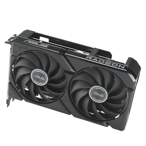 Asus DUAL Radeon RX 9060 XT 8GB GDDR6 Black image