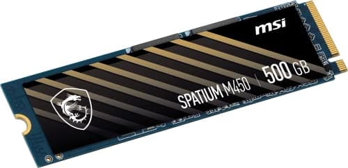 MSI SPATIUM M450 500GB M.2 SSD PCIe 4.0 NVMe image