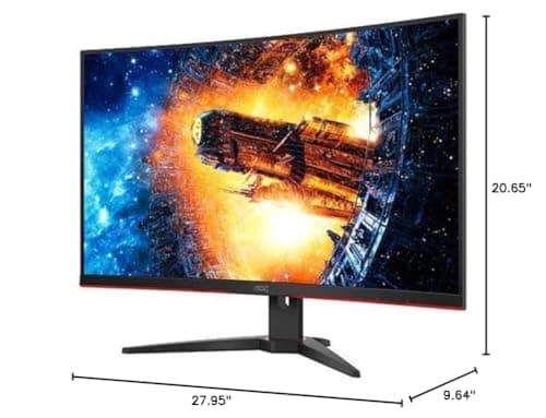 AOC C32G2E 31.5" 1080p 165Hz VA Curved Monitor image