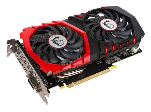 MSI GeForce GTX 1050 Ti GAMING X Black / Red 4GB GDDR5 Black / Red image