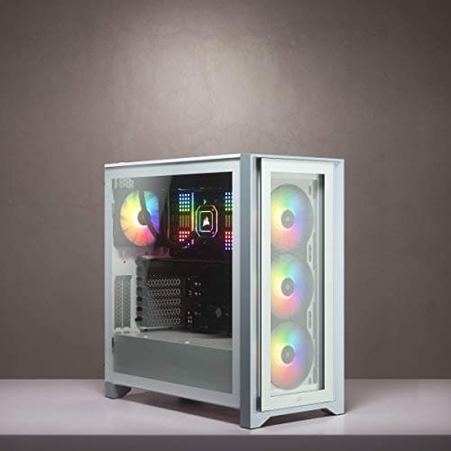 Corsair iCUE 4000X RGB ATX Mid Tower White Tempered Glass image