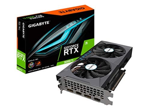 GIGABYTE Eagle OC GeForce RTX 3060 Ti 8GB GDDR6 PCI Express 4.0 ATX Video Card GV-N306TEAGLE OC-8GD (rev. 2.0) (LHR) main image
