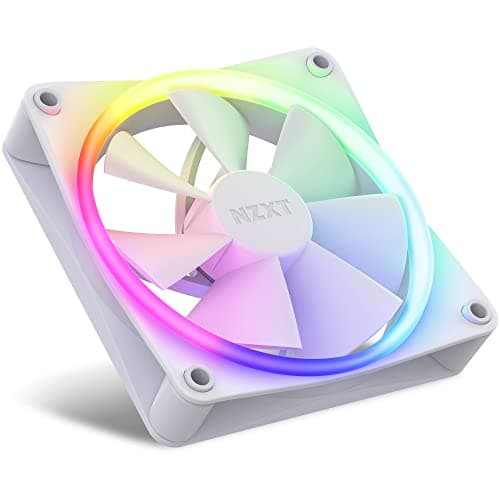 NZXT F120 120mm White Addressable RGB PWM 50.18 CFM 1-Pack image