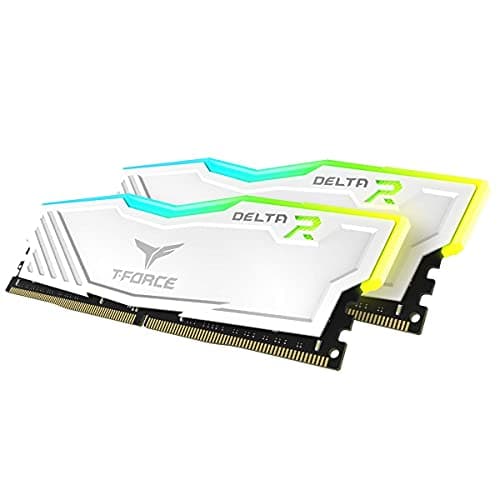 TEAMGROUP T-Force Delta RGB White DDR4-3600 CL18 32GB (2x16GB) WHITE image