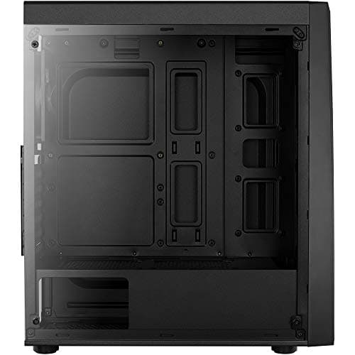 Aerocool Bolt ATX Mid Tower Black with Acrylic Side Panel, USB 3.2 Gen 1 Type-A, USB 2.0 Type-A image
