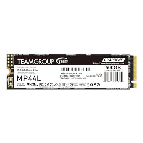 TEAMGROUP MP44L 500GB SSD M.2 PCIe 4.0 NVMe main image