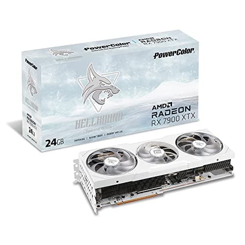 PowerColor Hellhound Spectral Radeon RX 7900 XTX 24GB GDDR6 White image