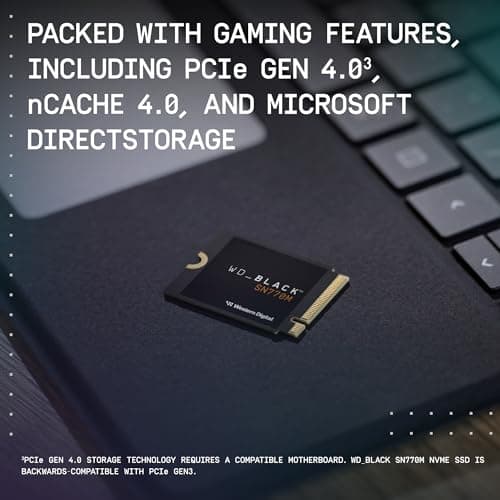 Western Digital WD_BLACK SN770M 1TB M.2-2230 SSD PCIe 4.0 x4 NVMe image