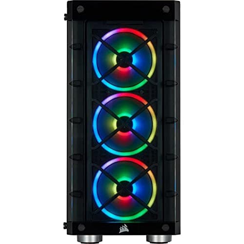 Corsair iCUE 465X RGB ATX Mid Tower Black Tempered Glass USB 3.2 Gen 1 Type-A image