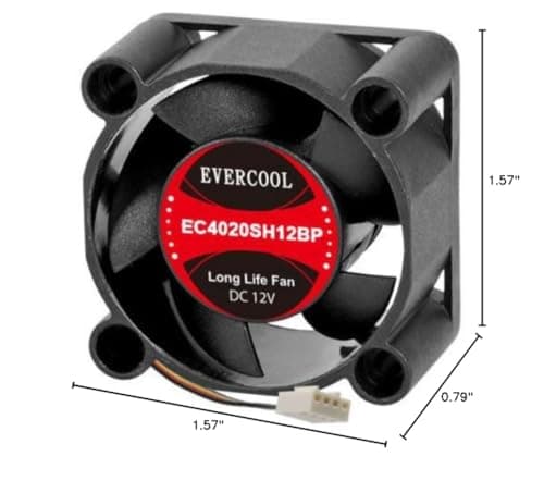Evercool EC4020SH12BP 40mm Black image