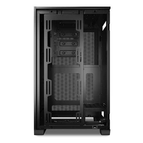 SHARKOON Rebel C20 Mini-ITX Desktop Black with Mesh Side Panel and USB 3.2 Gen 2 Type-C, USB 3.2 Gen 1 Type-A image