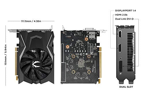 Zotac GAMING OC GeForce GTX 1650 G5 4GB GDDR5 Black / Silver image
