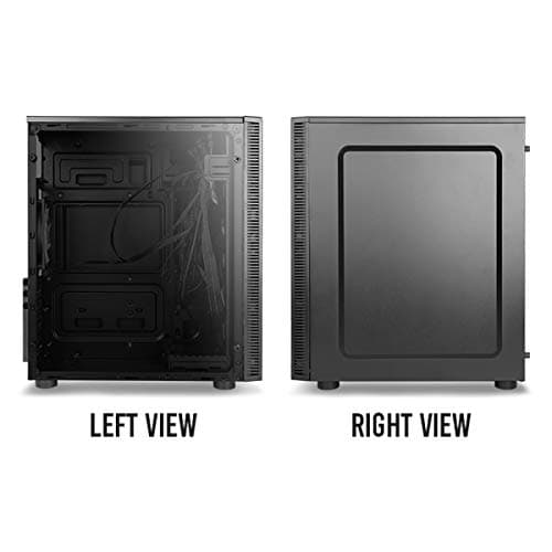 Antec NX210 ATX Mid Tower Black Tempered Glass Side Panel, USB 3.2 Gen 1 Type-A USB 2.0 Type-A image