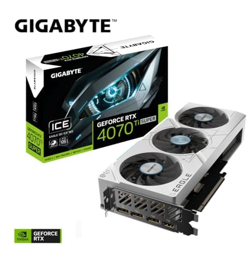 Gigabyte EAGLE OC ICE GeForce RTX 4070 Ti SUPER 16GB GDDR6X White image
