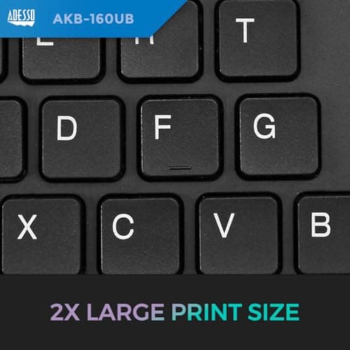 Adesso AKB-160UB Wired Ergonomic Keyboard image