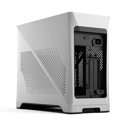Fractal Design Era 2 Mini-ITX Tower Silver / Brown Mesh Side Panel, USB 3.2 Gen 2x2 Type-C USB 3.2 Gen 1 Type-A image