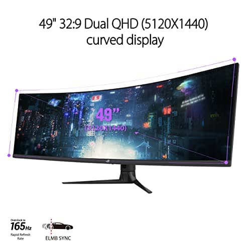 Asus ROG Strix XG49WCR 49" 5120x1440 165Hz VA Curved Monitor image
