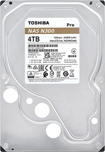 Toshiba N300 Pro 4TB HDD 7200RPM 3.5" SATA image