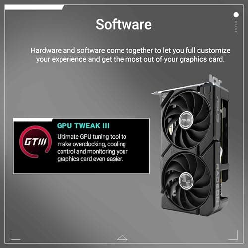 ASUS Dual Radeon RX 9060 XT 16GB GDDR6 Black image