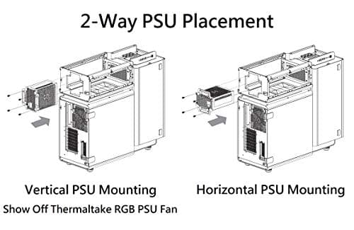 Thermaltake Level 20 ATX Full Tower Black / Silver Tempered Glass Side Panel image