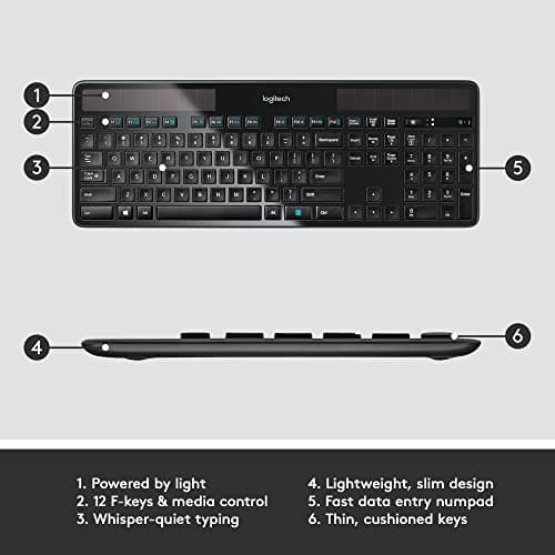 Logitech K750 Wireless Slim Keyboard image