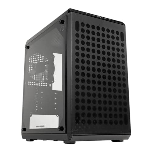 Cooler Master Q300L V2 MicroATX Mini Tower Black Tempered Glass Side Panel main image