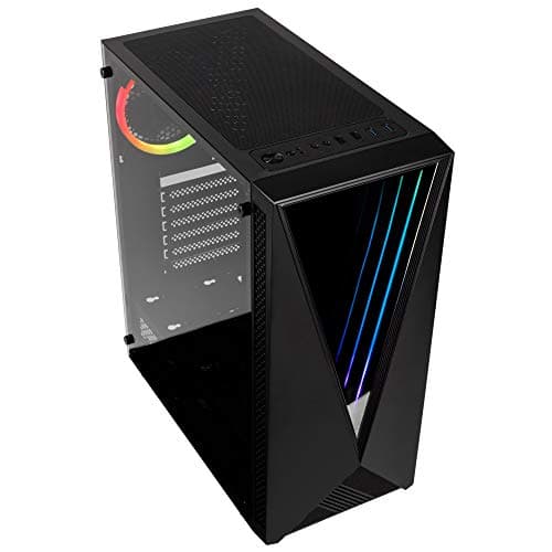 KOLINK VOID RGB ATX Mid Tower Black with Tempered Glass Side Panel and USB 3.2 Gen 1 Type-A / USB 2.0 Type-A image