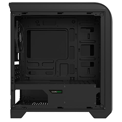 GameMax Centauri MicroATX Mid Tower Black / Gray with Acrylic Side Panel and USB 3.2 Gen 1 Type-A USB 2.0 Type-A image