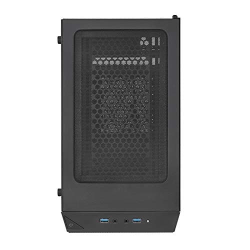 Silverstone PS15 Micro ATX Mid Tower Black with Tempered Glass Side Panel and USB 3.2 Gen 1 Type-A Front Panel image