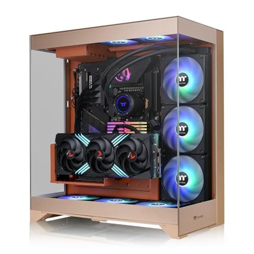 Thermaltake CTE E550 ATX Mid Tower Orange Tempered Glass Side Panel image