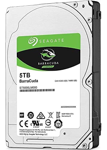 Seagate BarraCuda 5TB 2.5" HDD 5400RPM SATA image
