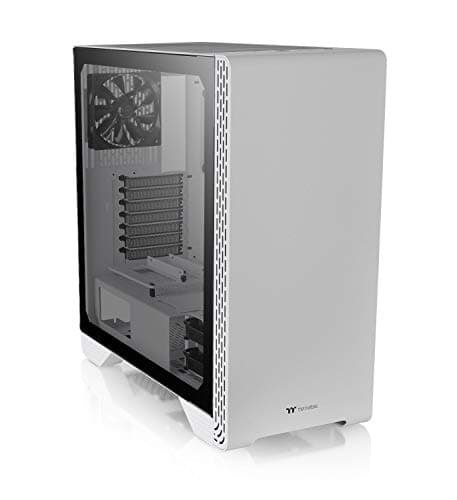 Thermaltake S300 Snow Edition ATX Mid Tower White Tempered Glass image