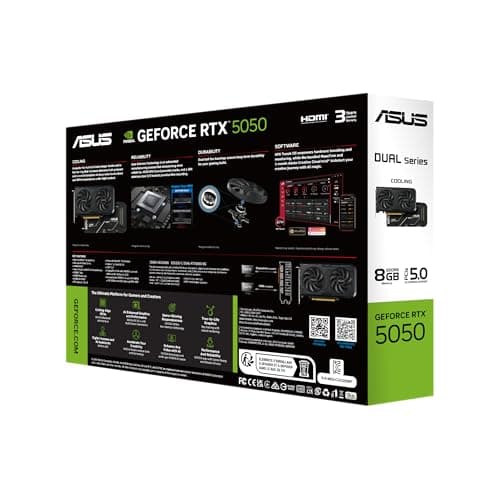 Asus DUAL GeForce RTX 5050 8GB GDDR6 Black image