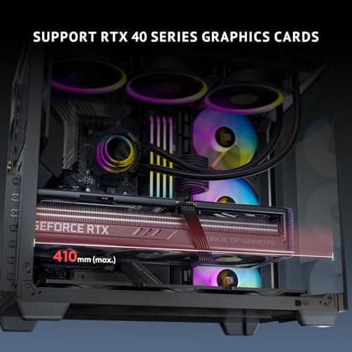 Antec C5 ARGB ATX Mid Tower Black with Tempered Glass Side Panel and USB 3.2 Gen 2 Type-C, USB 3.2 Gen 1 Type-A Front Panel image