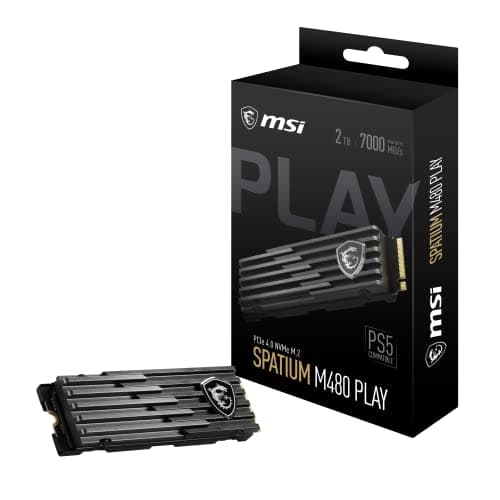 MSI SPATIUM M480 2TB M.2-2280 SSD PCIe 4.0 X4 NVMe main image