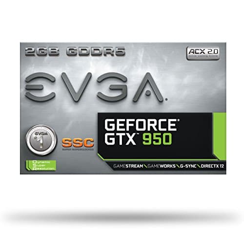 EVGA SSC ACX 2.0 GeForce GTX 950 2GB GDDR5 Black image