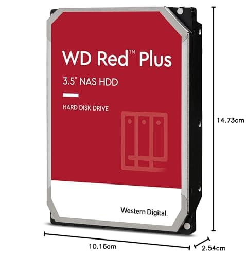 Western Digital Red Plus 6TB HDD 5400RPM 3.5" SATA 6.0 Gb/s image