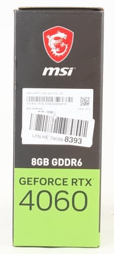 MSI GAMING X GeForce RTX 4060 8GB GDDR6 Black image