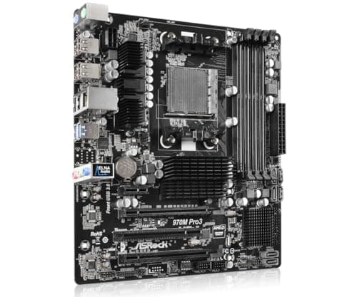 ASRock AMD 970 970M PRO3 DDR3 Micro ATX AM3+/AM3 image